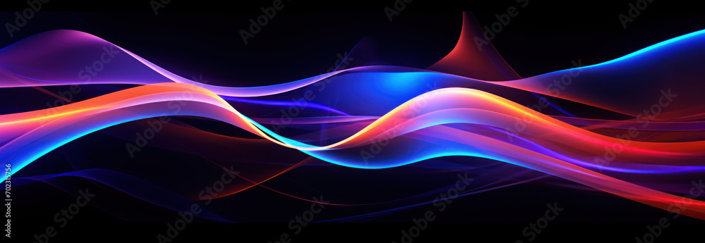 Colorful abstract 3D waves of fluid neon liquid Colorful abstract 3D waves of fluid neon liquid