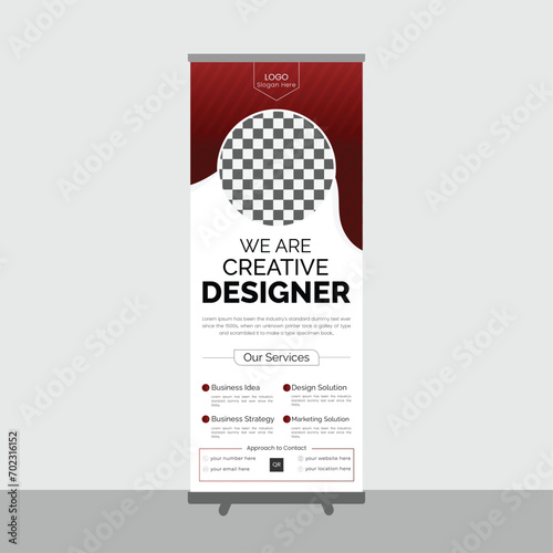 Corporate business roll up Creative Marketing roll up banner design & template standee template standee roll up banner full editable roll up banner file
