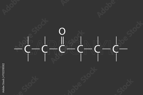 Carboxyl molecular skeletal chemical formula