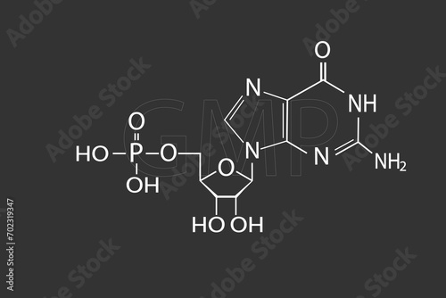 GMP molecular skeletal chemical formula