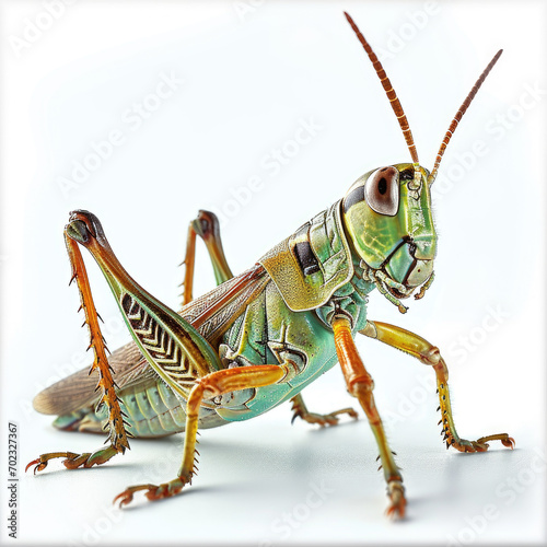 grasshopper isolated on white © Astanna Media
