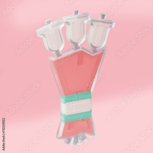 3D Love Icons for Valentine's Day