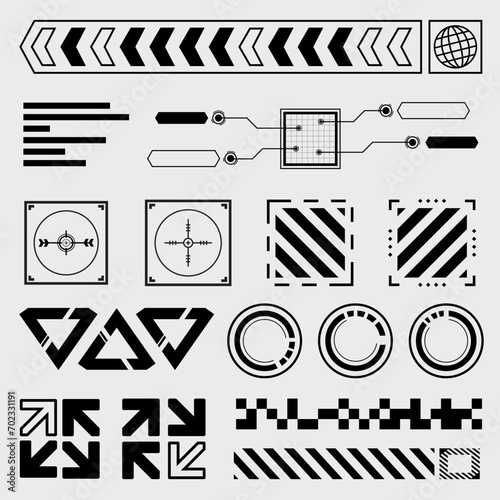 Futuristic Streetwear fashion design elements