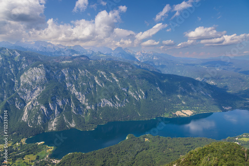 Lake Bohinj a large lake in Slovenia, is located in the Bohinj Valley of the Julian Alps, in the northwestern region of Upper Carniola, part of the Triglav National Park
