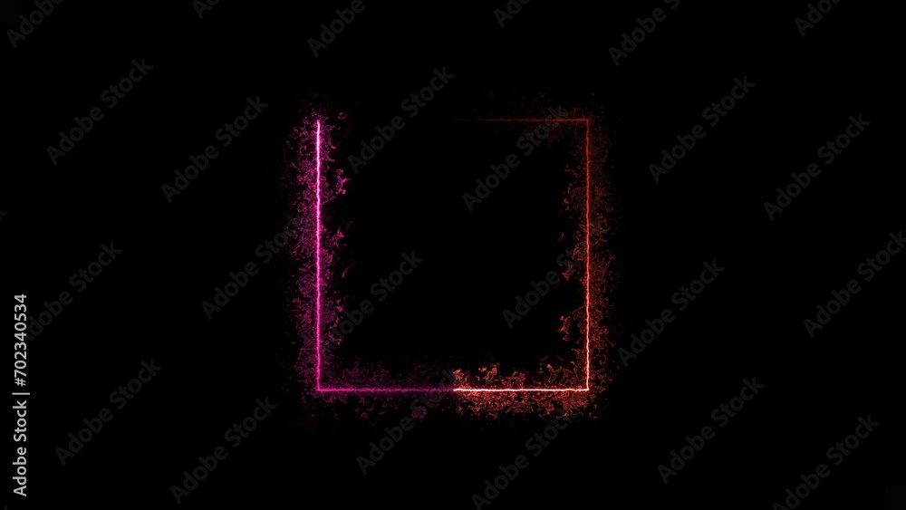 abstract beautiful blue purple neon light frame background illustration. abstract beautiful blue purple neon light frame background illustration.