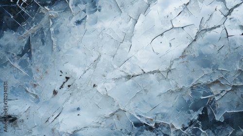Wallpaper Mural Cracked ice texture, frozen background Torontodigital.ca