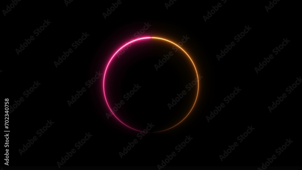 abstract beautiful color neon light loading circle icon illustration background abstract beautiful color neon light loading circle icon illustration background