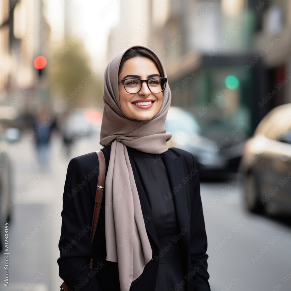 Muslim businesswoman. Muslim businesswoman.