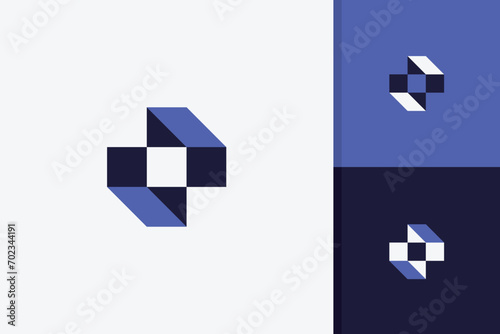 abstract cross logo design icon vector template