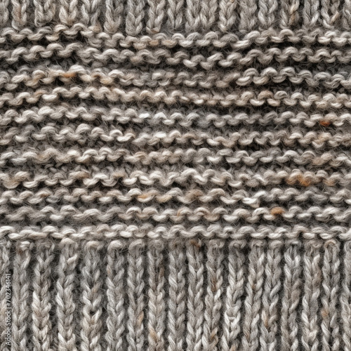 knitted seamless pattern. Ai generated 