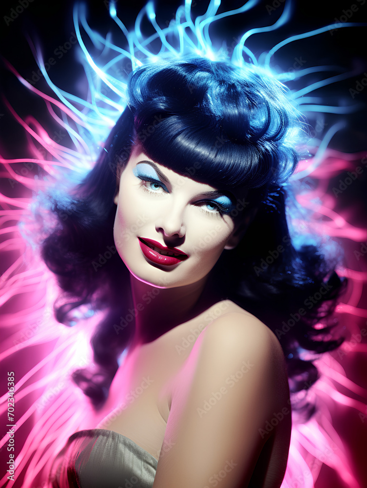 sexy electric Pin Up.