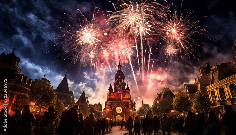 Naklejka premium carnival celebration
