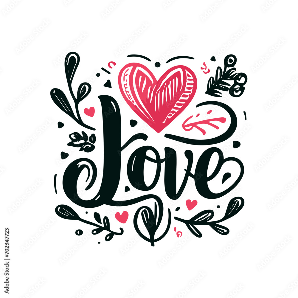 valentine heart with ornament