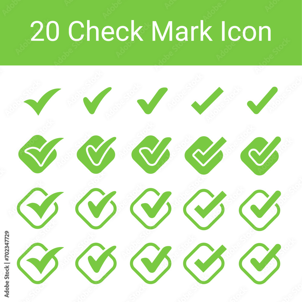 Vetor de Check Mark, Valid, Yes, Confirmation, Okey, Positive checked ...