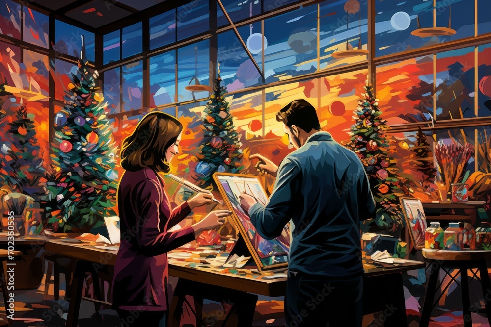 Holiday Bazaar Crafts - Generative AI