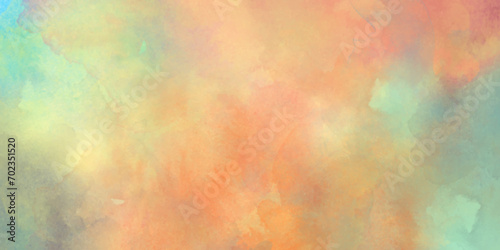 Pastel ink colors wet effect hand drawn watercolor background with splashes, multicolor colorful marble alcohol ink drawing effect, Rainbow color washed Watercolor Background, watercolor paper.