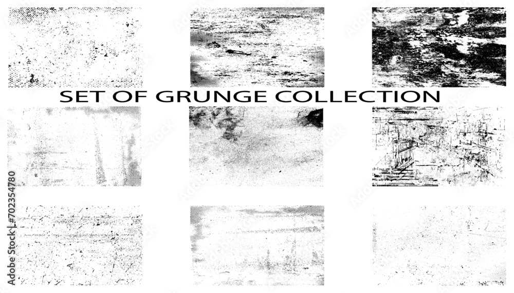 Collection of grunge textures. Big collection of Grunge post Stamps . Circles. Large set of Banners, Insignias , Logos, Icons, Labels and Badges . vector distress textures. blank shapes.