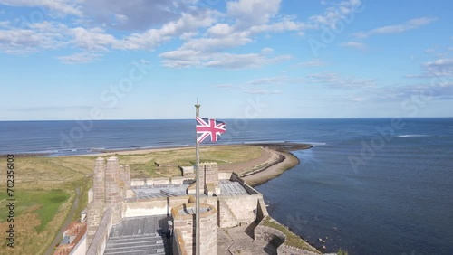 Lindisfarne Castle Holy Island, Berwick-upon-Tweed, England, UK