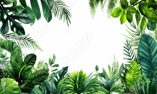 tropical jungle frame © T-ra