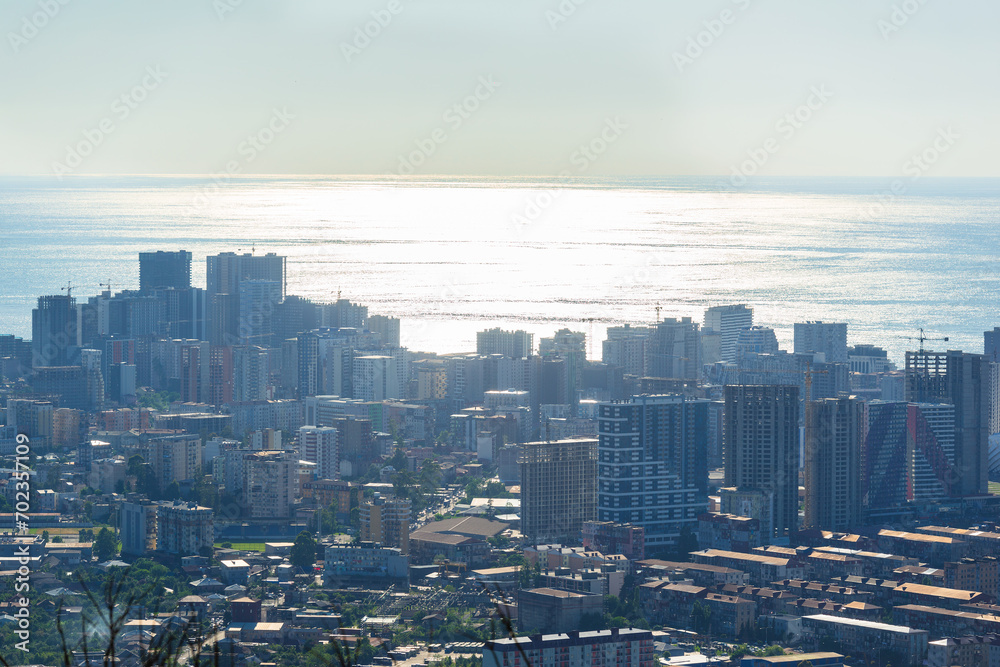 Fototapeta premium Amazing view on Batumi from distance