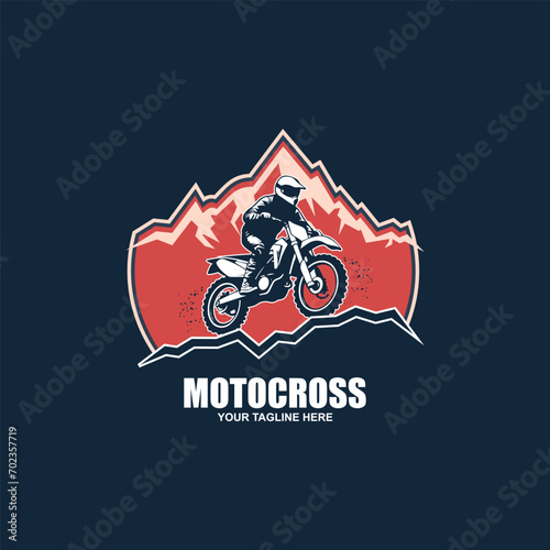 motocross badge emblem patch sign logo motocross design vector sticker