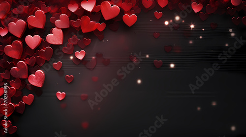 Wedding background, Valentine's Day hearts, Valentine's Day background, blank copy space