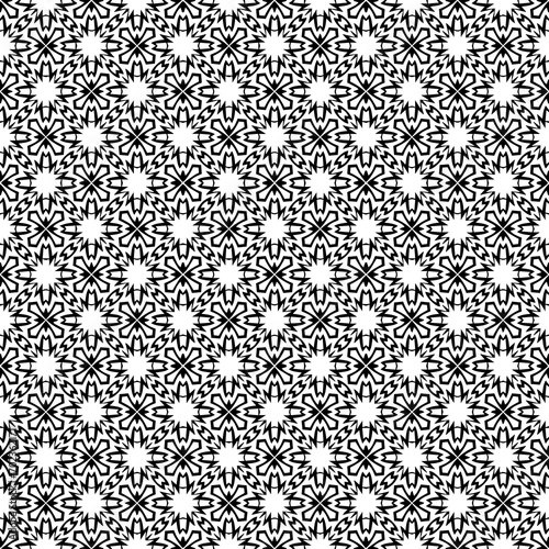 Black seamless abstract pattern. Overlay for background and backdrop. Ornamental design. PNG graphic illustration with transparent background.