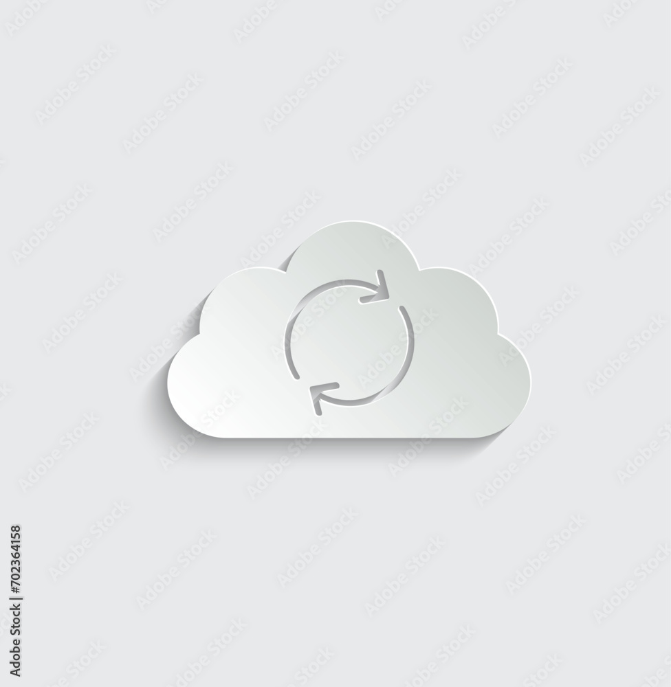 virtual web cloud icon vector mobile app icon virtual web cloud icon vector mobile app icon