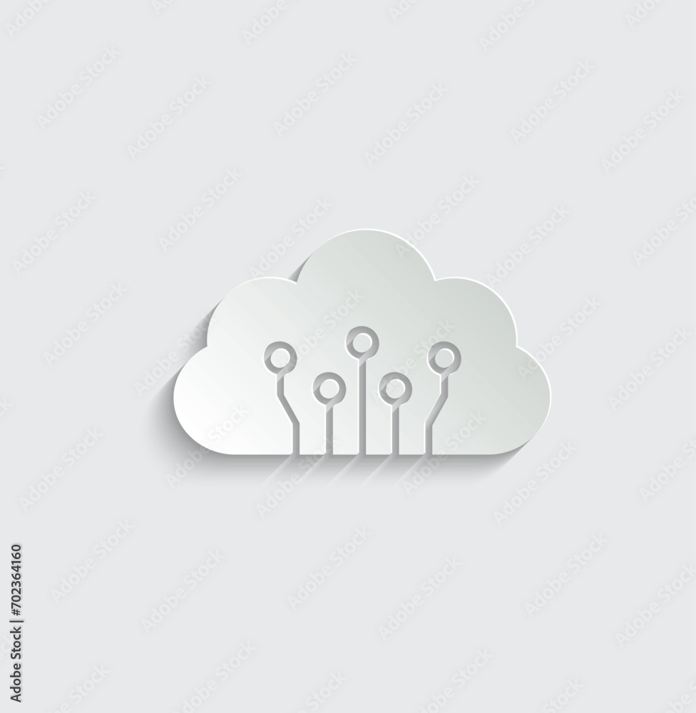 ai icon vector Artificial intelligence icon logo ai icon vector Artificial intelligence icon logo