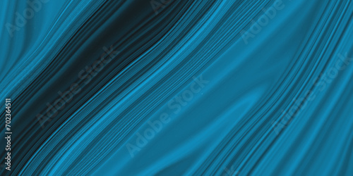 Abstract bright background with diagonal lines and strips. A vague circumflex abstract illustration with gradient. Blue satin silk luxury cloth fabric with monochrome background design.