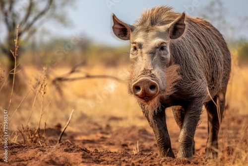 Common warthog in the national Park © Julia Jones