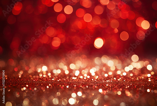 Red Glitter Bokeh Vintage Lights Christmas or Valentine Background HD wallpaper 1920x1080 photo