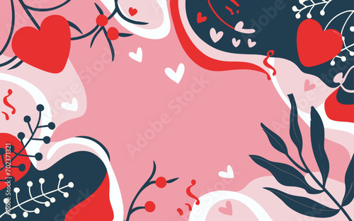 Abstract background poster. Good for fashion fabrics, postcards, email header, wallpaper, banner, events, covers, advertising, and more. Valentine's day, women's day, mother's day background.
