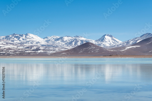 Laguna Blanca de los andes bolivianos