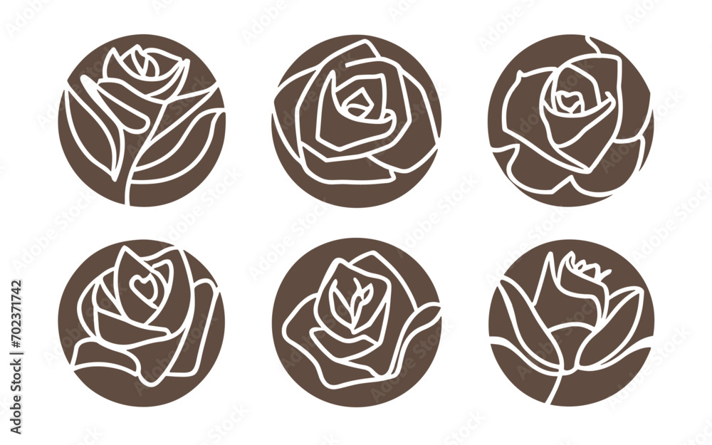 Abstract rose flowers vector clipart. Spring illustration. Abstract rose flowers vector clipart. Spring illustration.