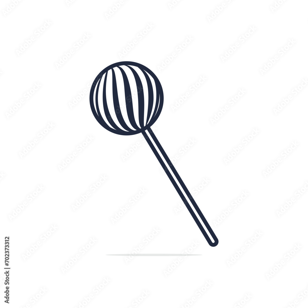 Lollipop candy cartoon icon illustration. Lollipop candy cartoon icon illustration.