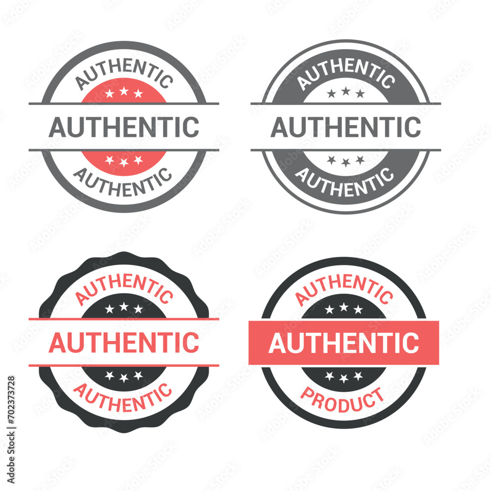 Authentic Product vector badge, logo and image. 100% Authentic Product badge Authentic Product vector badge, logo and image. 100% Authentic Product badge