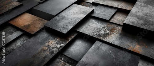 Sleek Steel Background: Black Desktop Wallpaper Theme