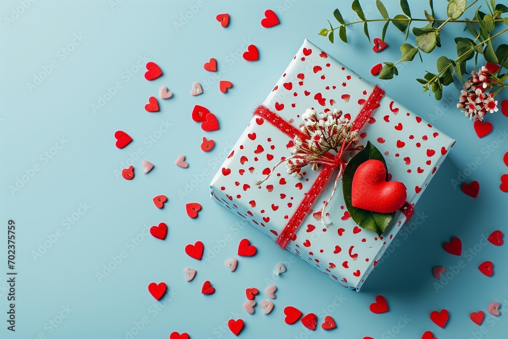 Heartfelt Gift: Red Hearts on Box for Valentine's or Mother's Day
Heartfelt Gift: Red Hearts on Box for Valentine's or Mother's Day