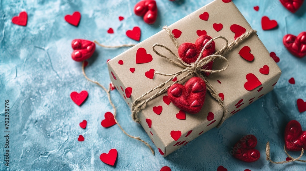 Heartfelt Gift: Red Hearts on Box for Valentine's or Mother's Day
Heartfelt Gift: Red Hearts on Box for Valentine's or Mother's Day