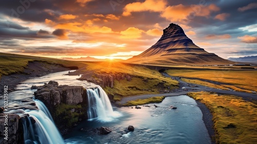 Iceland explore the stunning landscapes. AI generated © StarStockArt