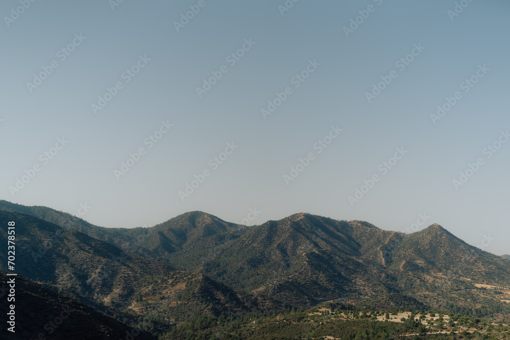 View of the mountains from Stravouni Monastery View of the mountains from Stravouni Monastery