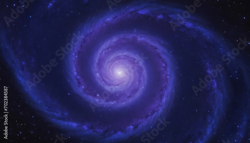 Swirling dark matter-inspired patterns in deep blue and violet  creating a cosmic and mysterious background with a touch of intrigue