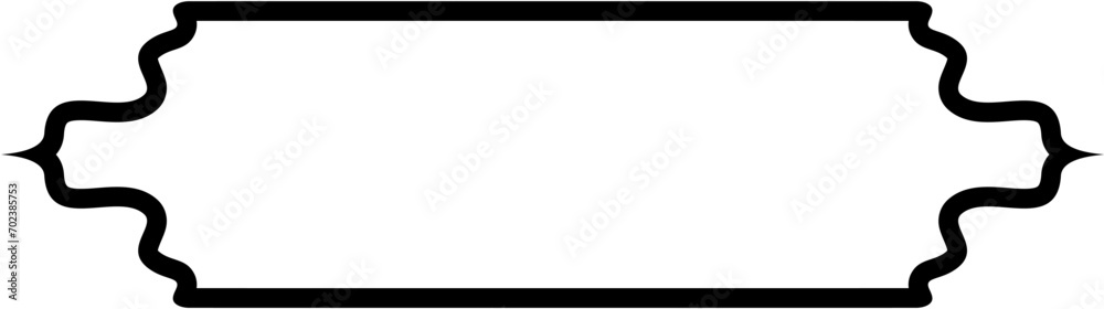 Islamic Label and Name Frame Bold Line Outline Linear Black Stroke silhouettes Design pictogram symbol visual illustration Islamic Label and Name Frame Bold Line Outline Linear Black Stroke silhouettes Design pictogram symbol visual illustration