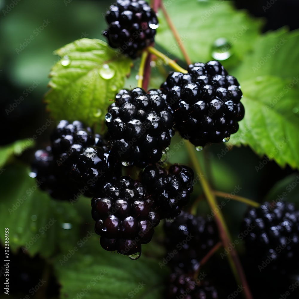 Blackberry Bliss: Nature's Dark Gems Blackberry Bliss: Nature's Dark Gems