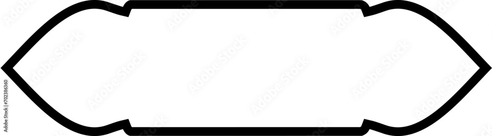 Islamic Label and Name Frame Bold Line Outline Linear Black Stroke silhouettes Design pictogram symbol visual illustration Islamic Label and Name Frame Bold Line Outline Linear Black Stroke silhouettes Design pictogram symbol visual illustration