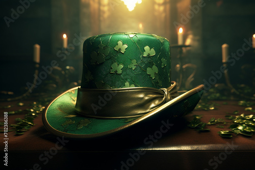 Elegant Green Leprechaun Hat