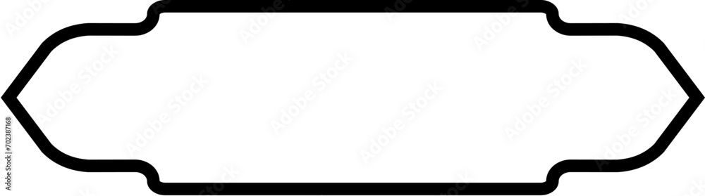 Islamic Label and Name Frame Bold Line Outline Linear Black Stroke silhouettes Design pictogram symbol visual illustration Islamic Label and Name Frame Bold Line Outline Linear Black Stroke silhouettes Design pictogram symbol visual illustration