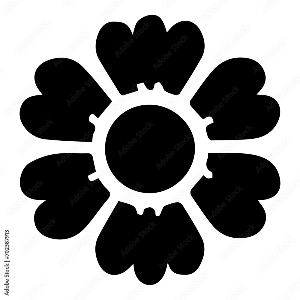 Vibrant Garden Flower Vector Icon - Perfect for Gardening, Botanical, and Nature-Inspired Designs Vibrant Garden Flower Vector Icon - Perfect for Gardening, Botanical, and Nature-Inspired Designs