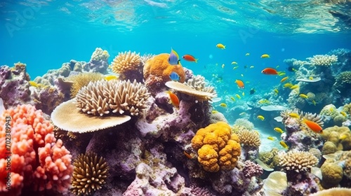 The great barrier reef Australia snorkel or dive. AI generated © StarStockArt